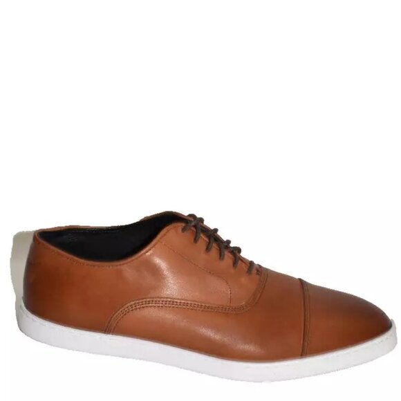 New! Allen Edmonds Park Avenue Captoe Dress Sneaker Shoe Brown 9.5 3E 4322 DD435